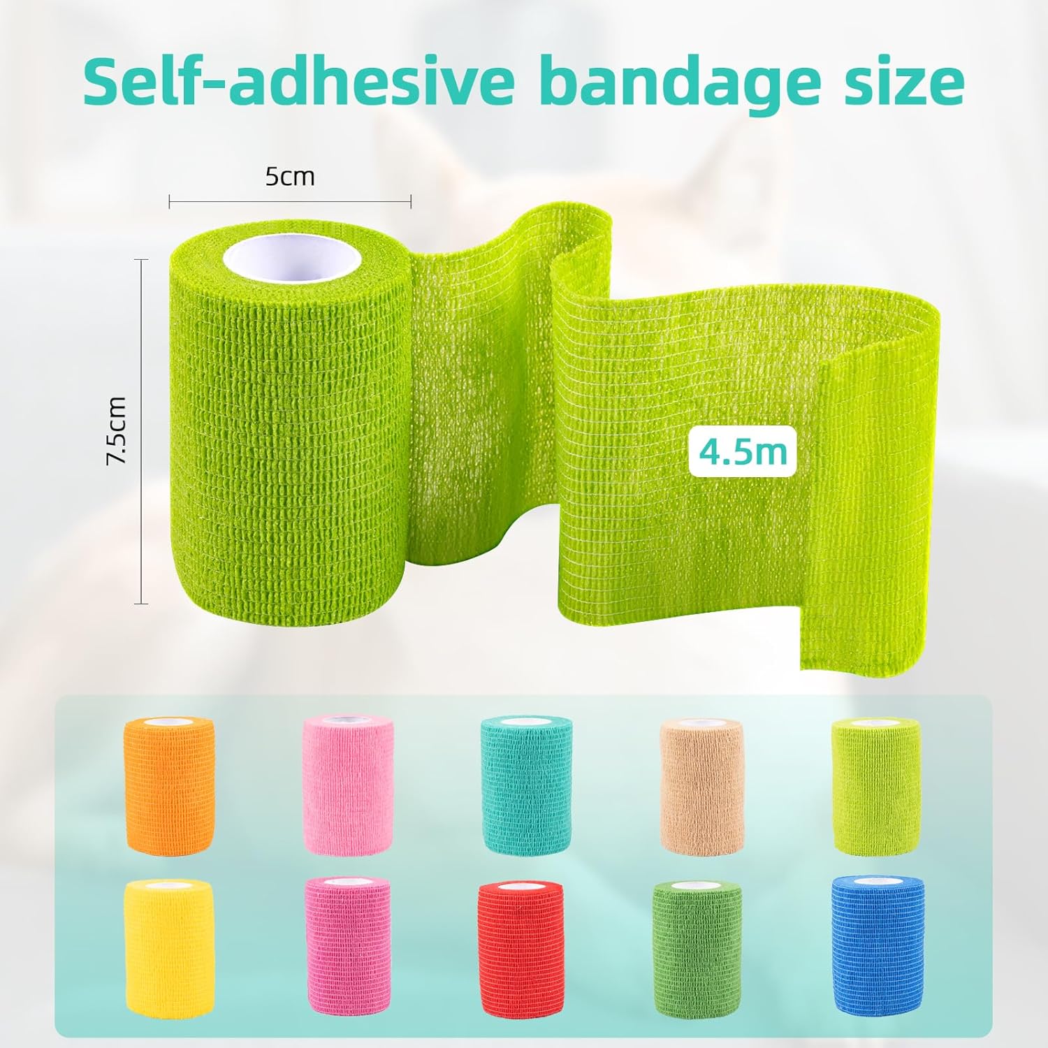Detalle 2 de Carehabi Selbstklebender Verband 7,5 cm