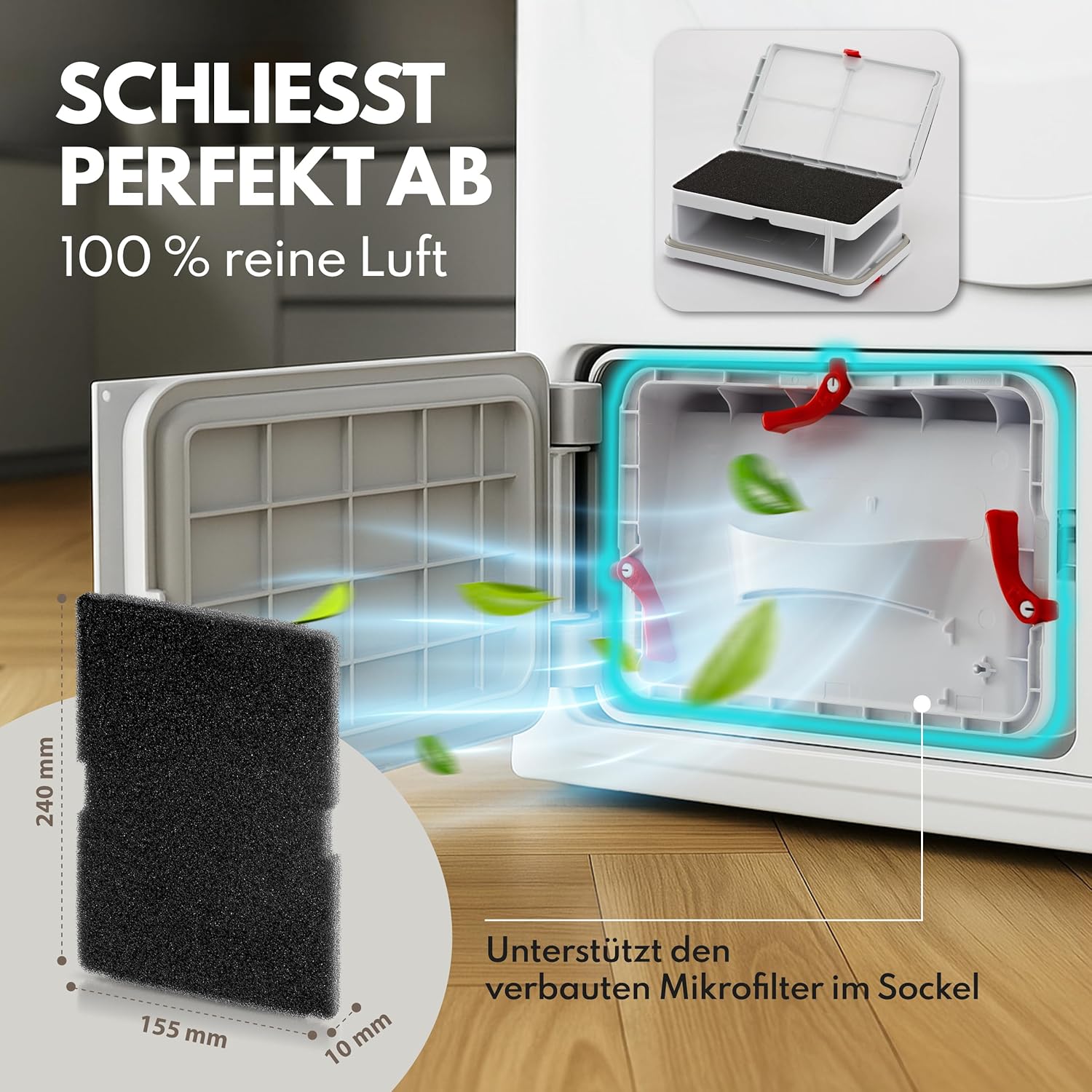 Thumbnail 2 de Premium Trocknerfilter 3er Set kompatibel für Beko, Grundig, Blomberg, Smeg – Ersatz für 2964840100/2964840200