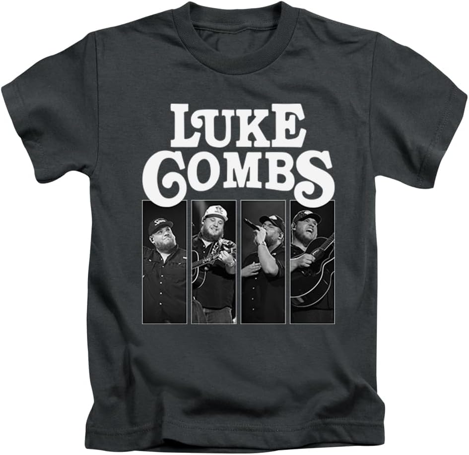 Detalle de New Spirit Original Luke Combs Meme Tee – 100% Cotton, Hand Printed in the UK