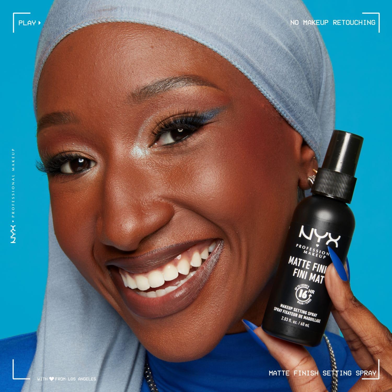 Thumbnail 3 de NYX Professional Makeup Setting Spray mit mattem Finish (vegane Formel), Fixierspray für flüssiges und pudriges Make-up, 60 ml