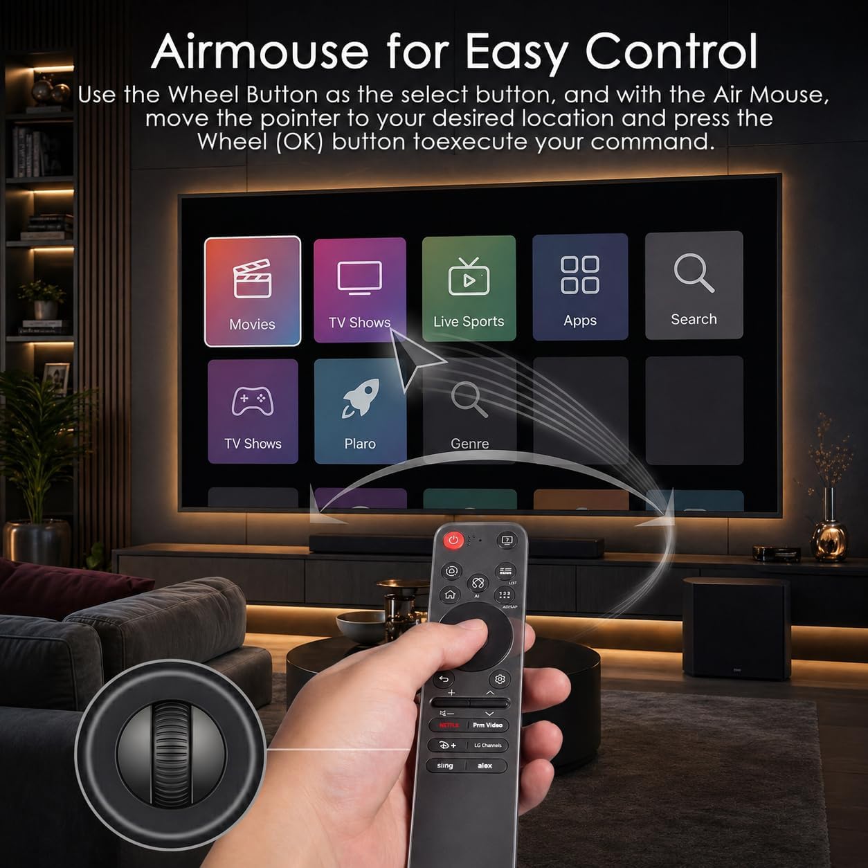 Thumbnail 4 de LG AKB76039902 Magic Remote with Voice