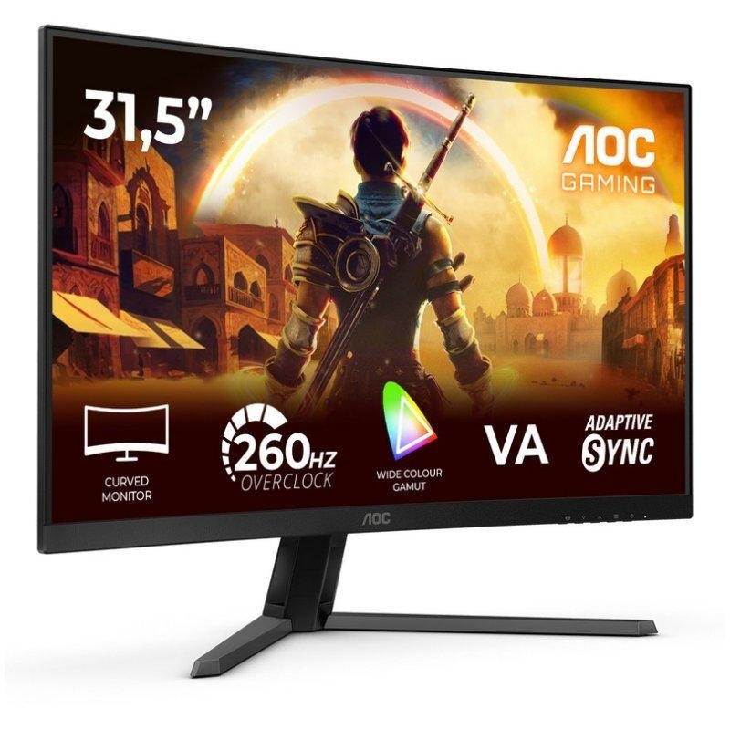 Detalle 2 de Monitor AOC G4 C32G42ZE 31.5" FullHD 240 Hz curved VA