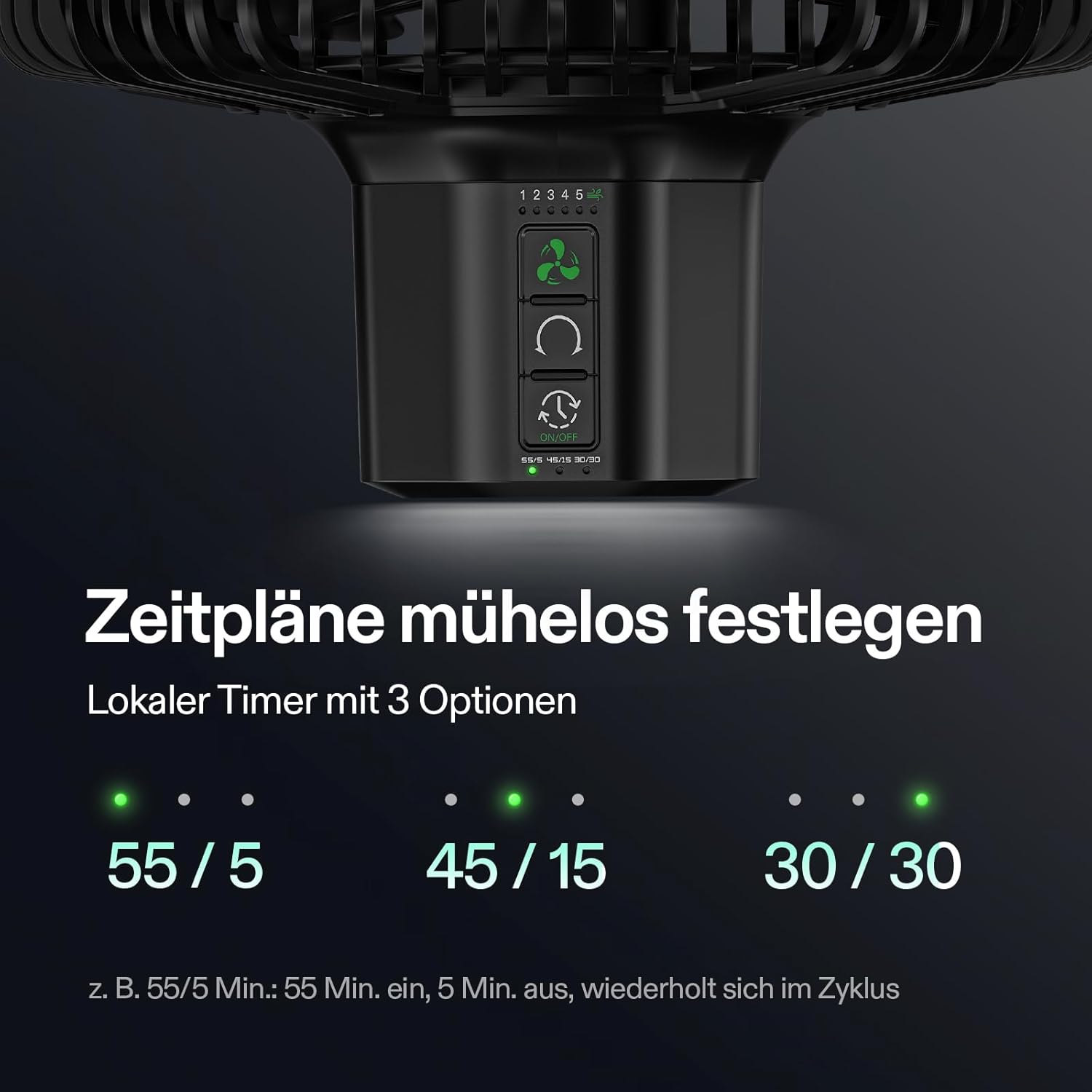 Thumbnail 3 de VIVOSUN E6 Gen2 Grow Ventilator – oszillierend, leise, EC-Motor, IP54, App-Steuerung