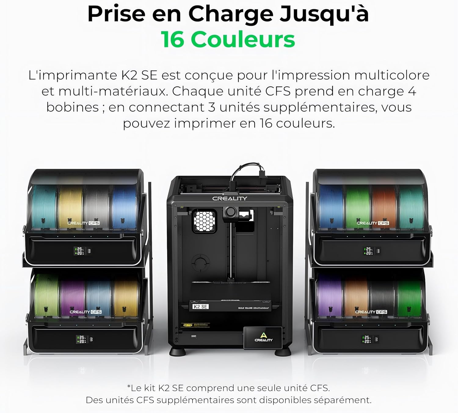 Thumbnail 2 de Creality K2 SE Impression 3D 500 mm/s