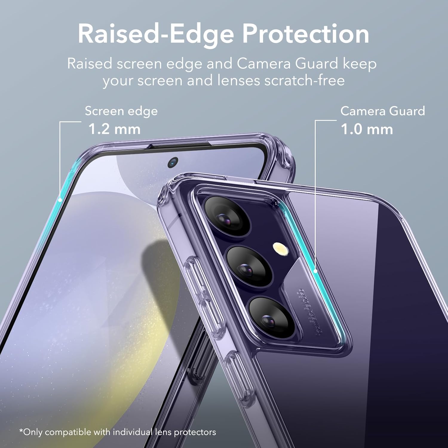 Detalle de ESR Coque avec béquille pour Samsung Galaxy S24 – protection militaire et support réglable
