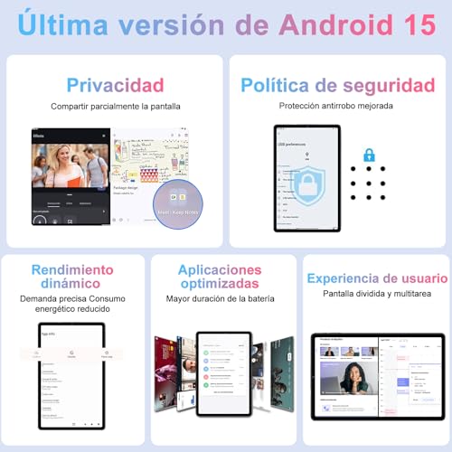 Thumbnail 2 de BIEGEDY 2026 Tablet 10'' con Gemini AI y Android 15: potencia, conectividad 5G y 30 GB de RAM en un diseño 2 en 1