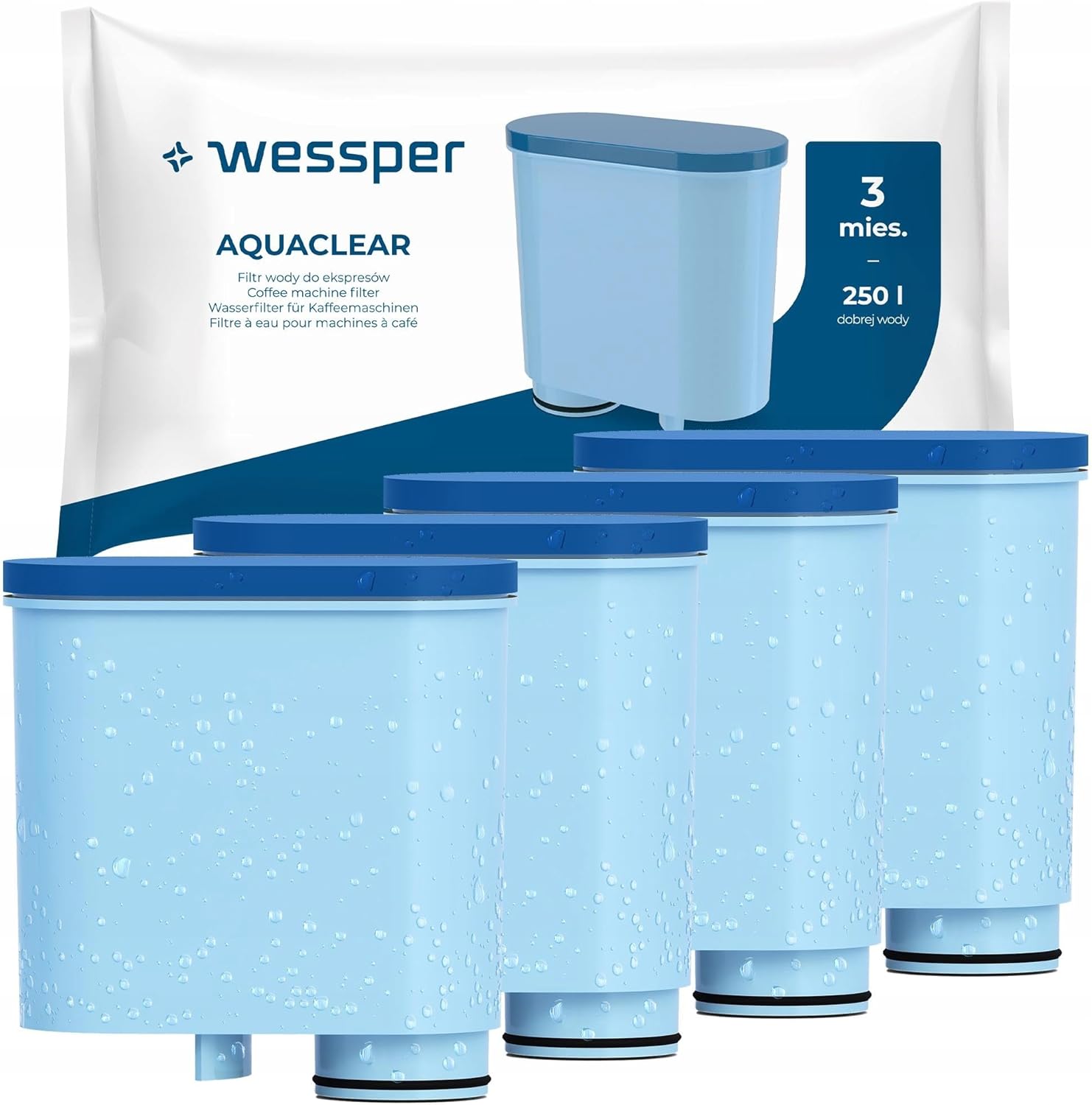 Detalle de Wessper Filtro Agua para Cafetera Automática