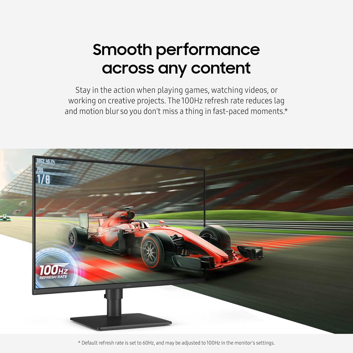Detalle de Samsung 22” S40GD Borderless Business Monitor (LS22D402GANXGO) with IPS, 100Hz & Eye Saver Mode