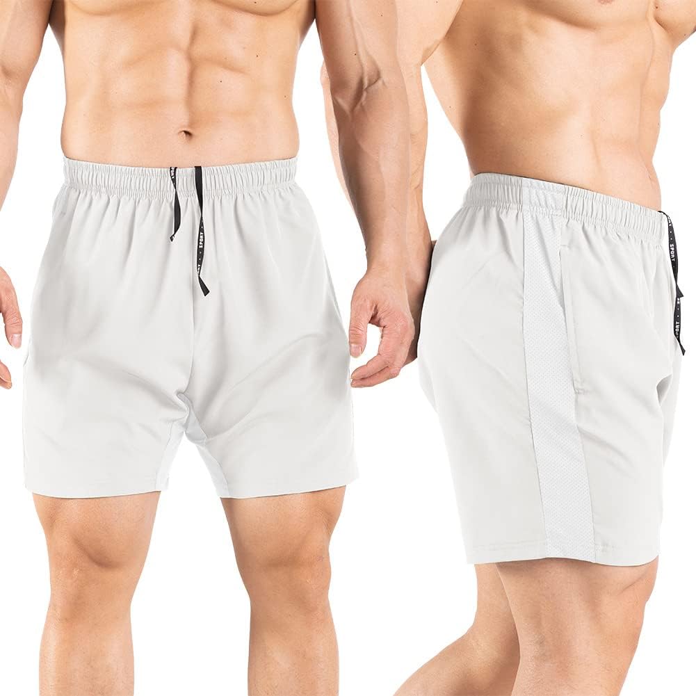 Detalle 2 de Gaglg Men's 5" Running Shorts 2-Pack quick-dry