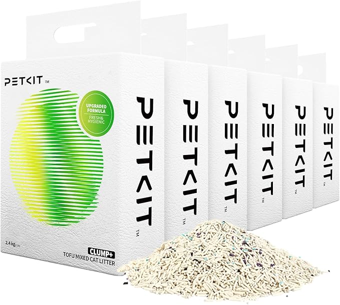 PETKIT Clump+ Arena Mixta para Gatos 🐱 2.4 kg, Control de Olores