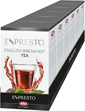 Detalle de ESPRESTO English Breakfast Schwarztee 96 Kapseln