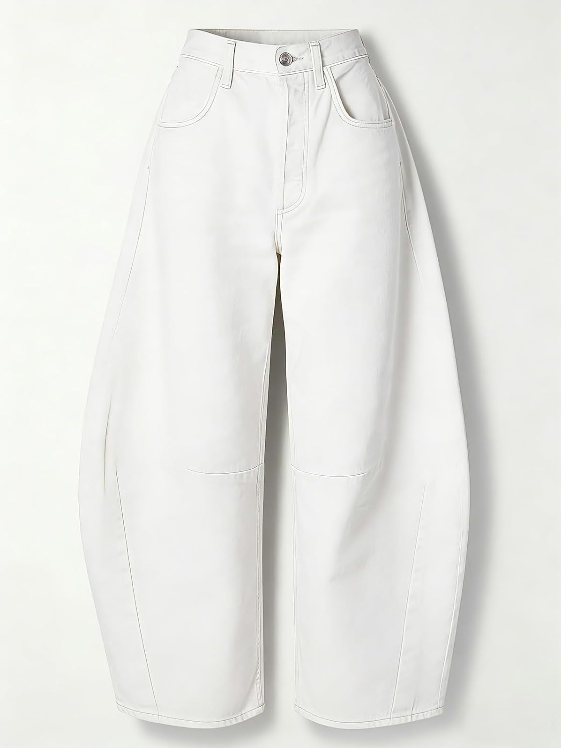 Detalle de EXLURA Women's Barrel Jeans Wide Leg Y2K Boyfriend Denim Pants