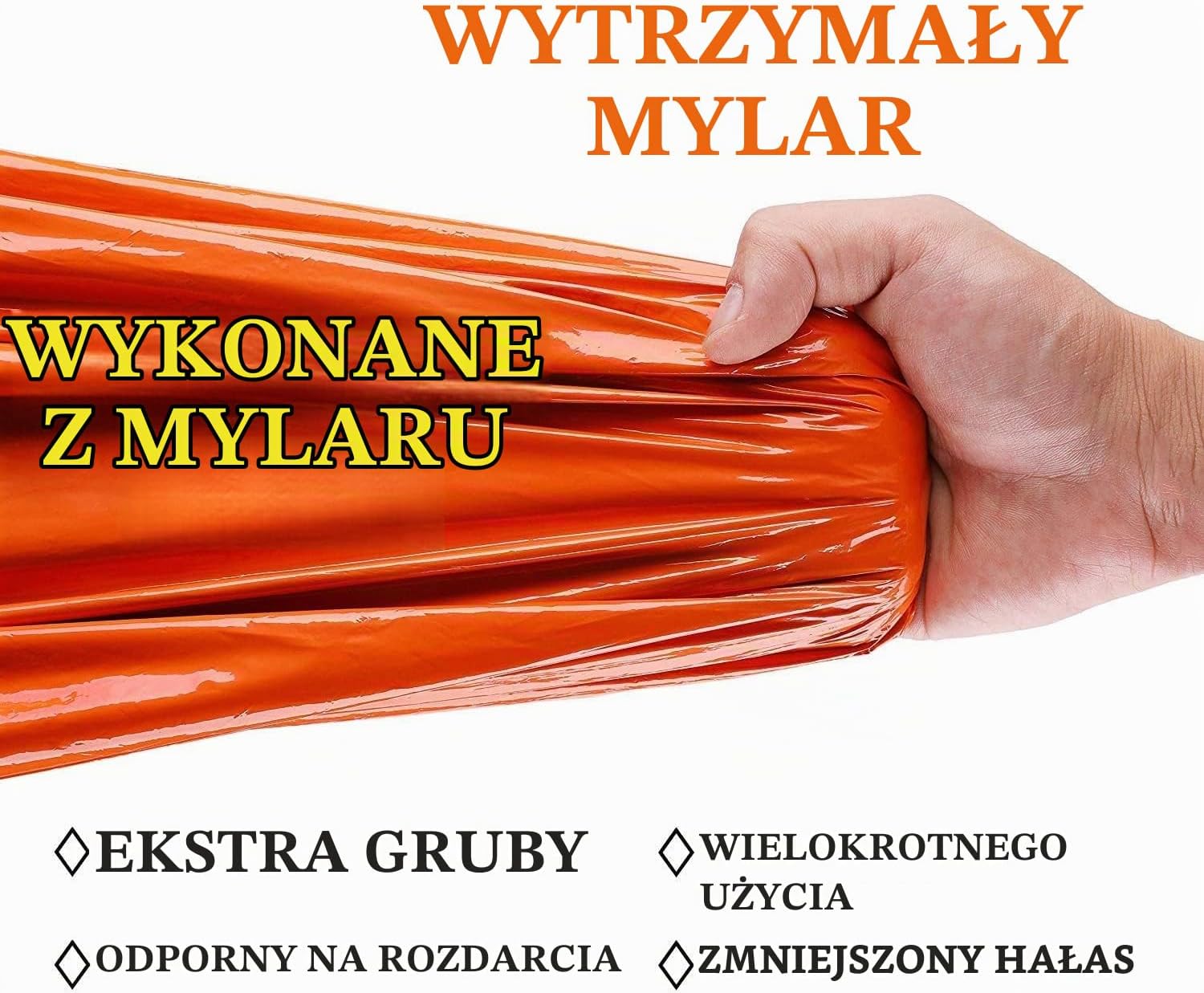 Detalle de HONYAO SD awaryjny śpiwór z poliestru, wodoodporny, z gwizdkiem