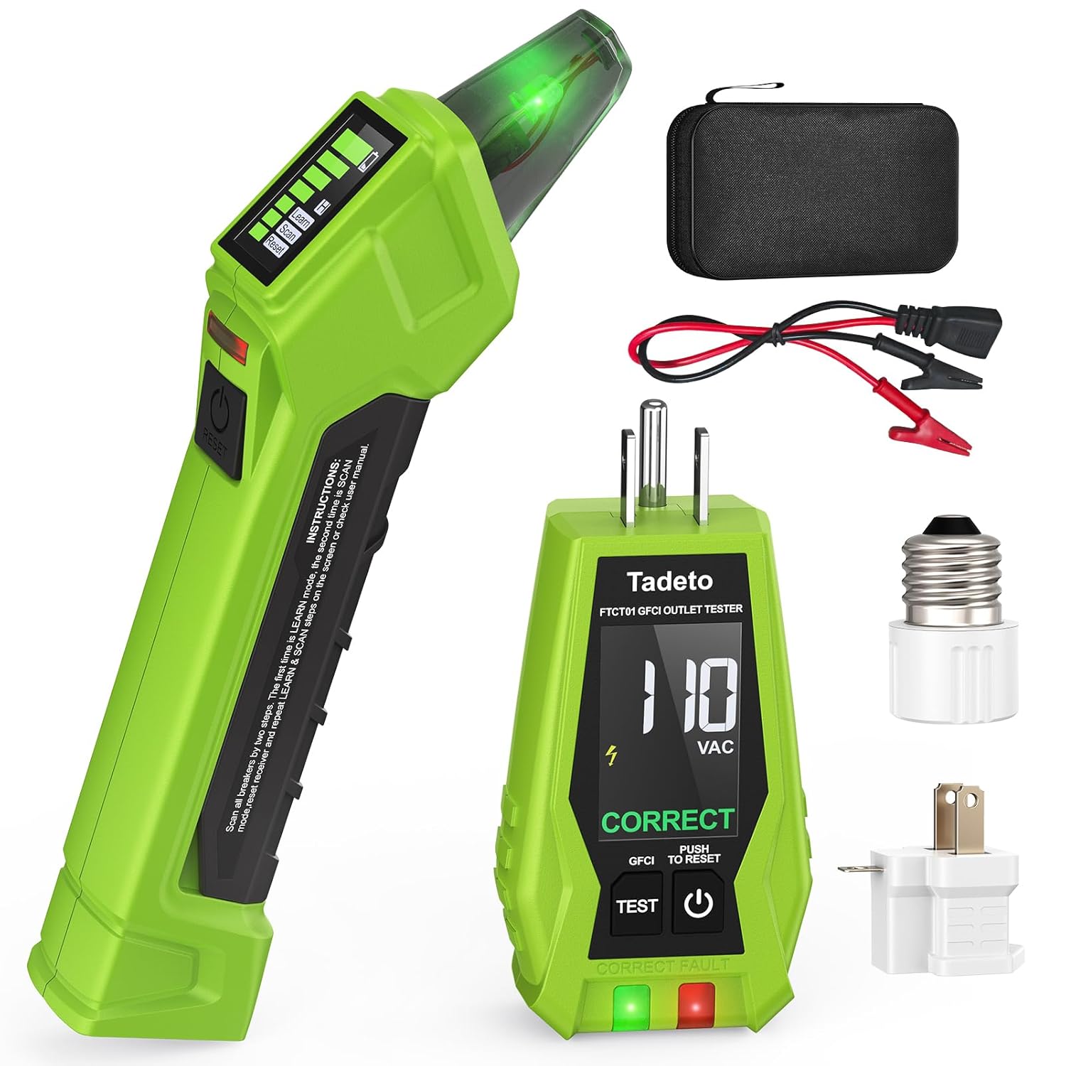 Tadeto Circuit Breaker Finder Tool with Outlet Tester 🔌