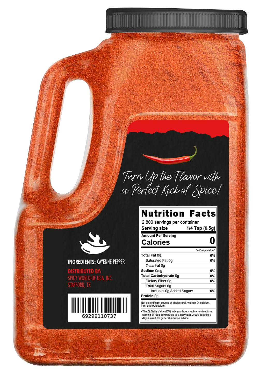 Detalle 2 de Spicy World Cayenne Pepper Powder, 5 lb, 50,000 SHU, Finely Ground