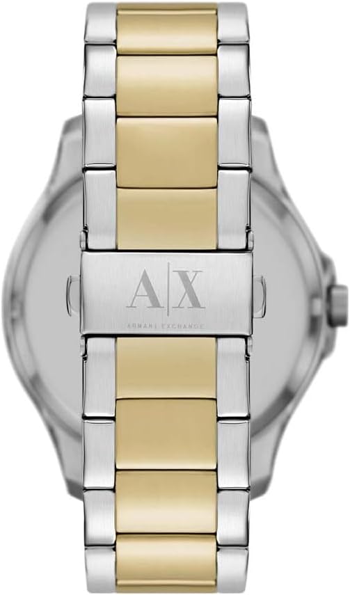 Thumbnail 2 de Armani Exchange Montre pour Hommes – Mouvement Date à Trois Aiguilles, Ø46 mm, Bracelet acier inoxydable bicolore