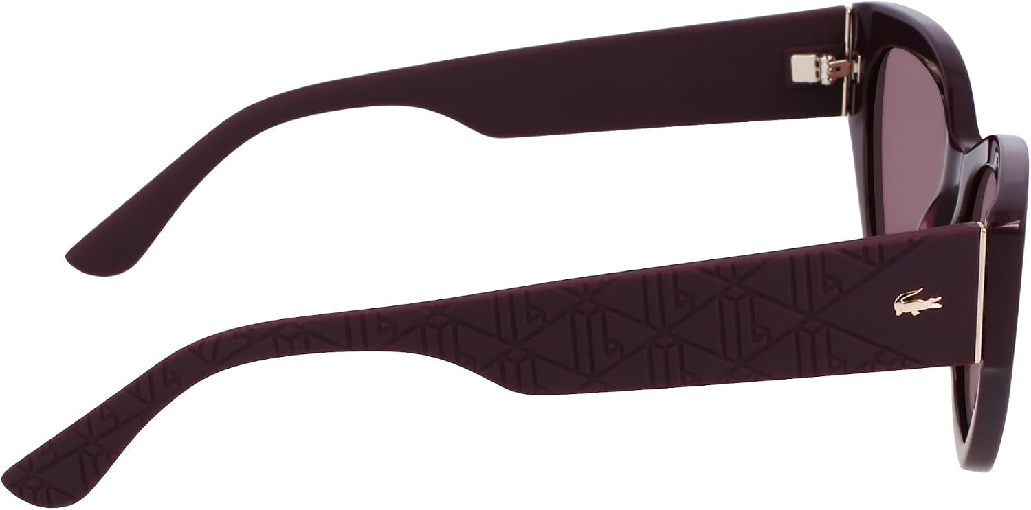 Thumbnail 6 de Lacoste Sunglasses Femme — lunettes féminines au style Monogram et branches ornées
