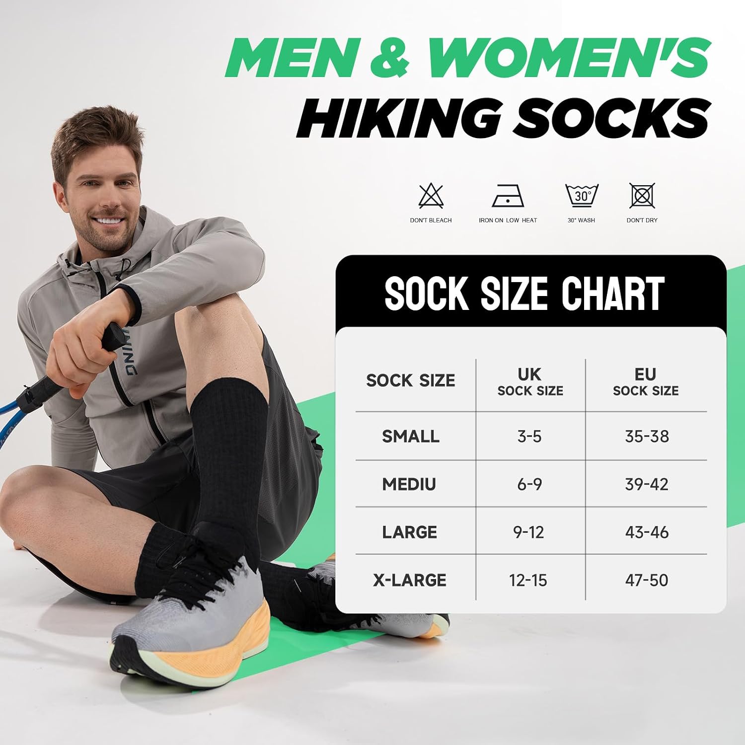 Thumbnail 6 de Hiking socks 47–50, PULlOU cotton blend