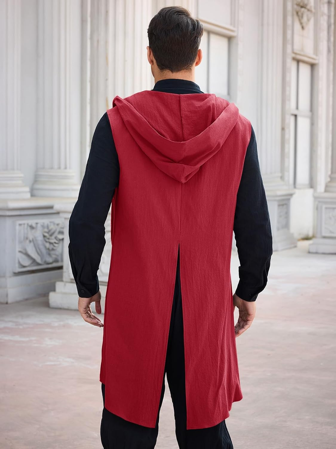 Detalle de Runcati Men's Renaissance Surcoat, 100% Cotton
