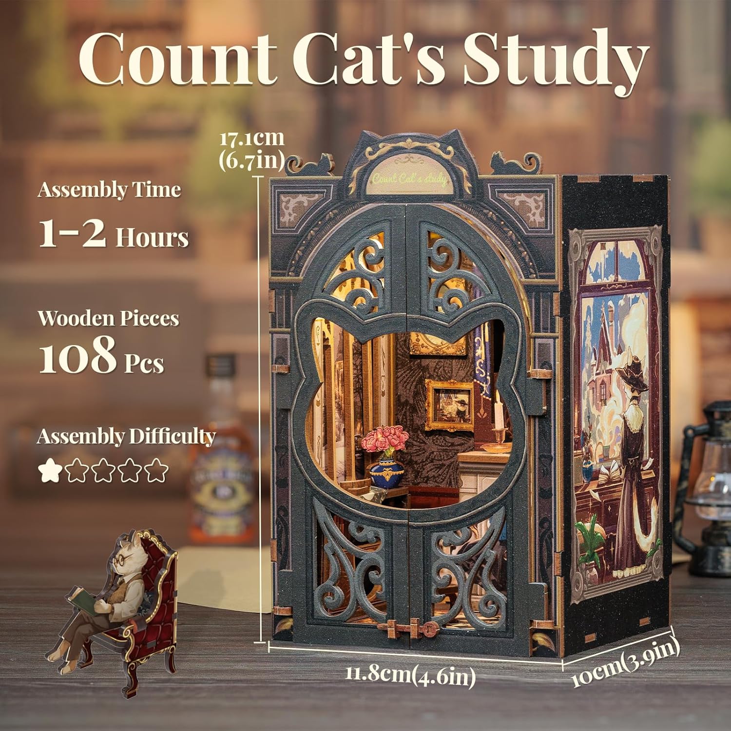 Thumbnail 1 de CUTEBEE Premium Bücherregal Diorama