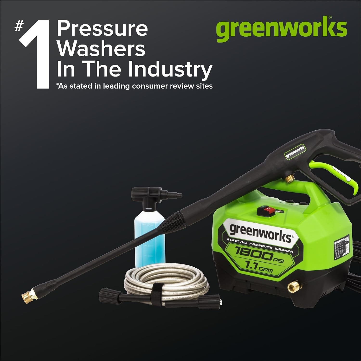 Detalle 2 de Greenworks Electric Pressure Washer