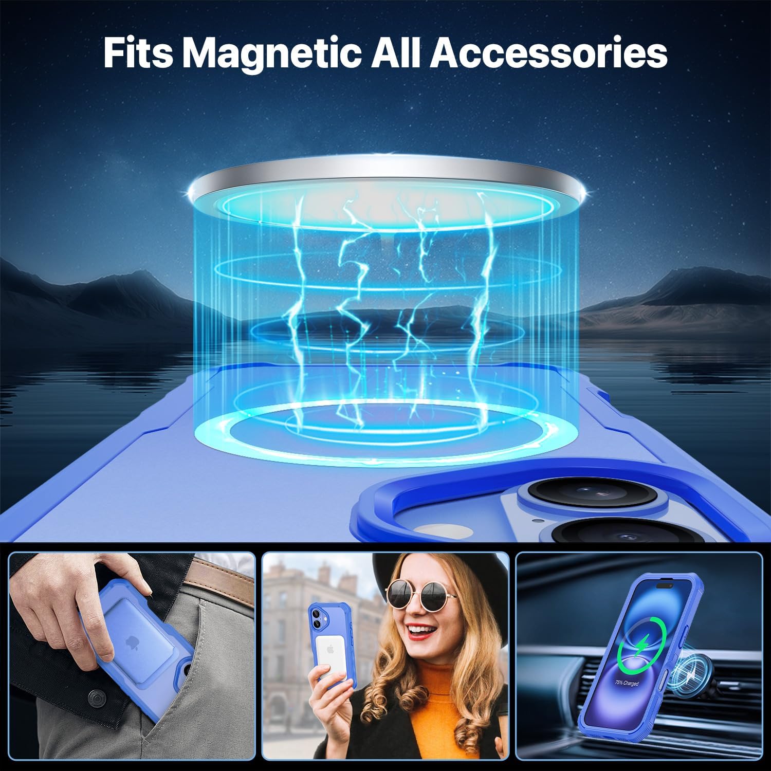 Detalle 2 de iPhone 16 MagSafe case with 9H glass