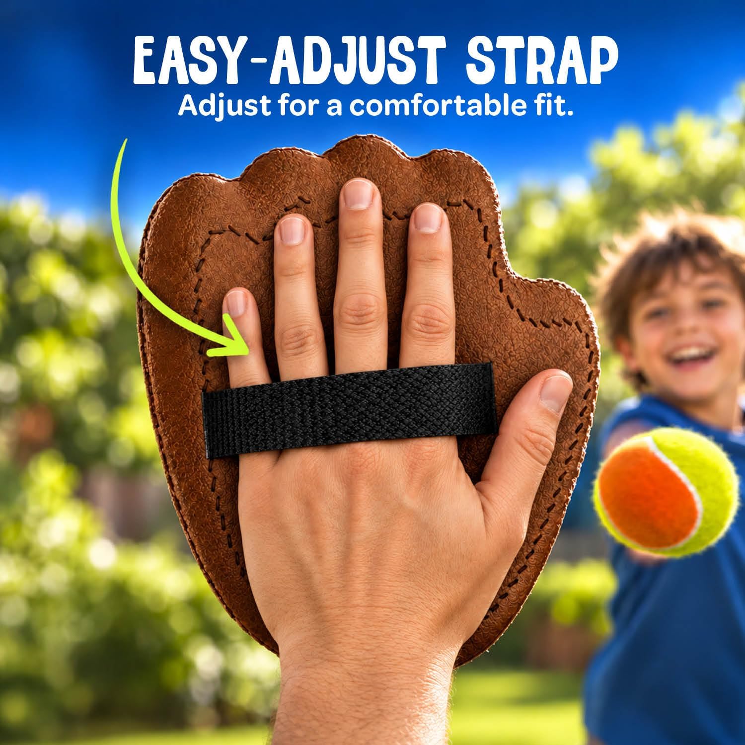 Thumbnail 3 de Ninja Blast JB-035 Light-Up Baseball Toss-and-Catch Game with Adjustable Gloves