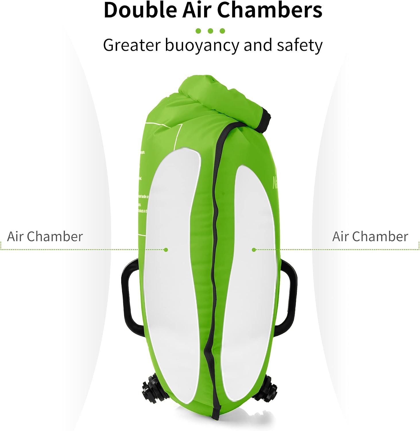 Detalle de Naturehike Piscina gonfiabile 18 l: sacco da nuoto impermeabile con doppio airbag e galleggiamento 18 kg