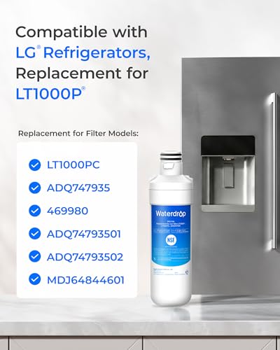 Detalle de Waterdrop ADQ747935 Refrigerator Water Filter and Air Filter, 3 Combo