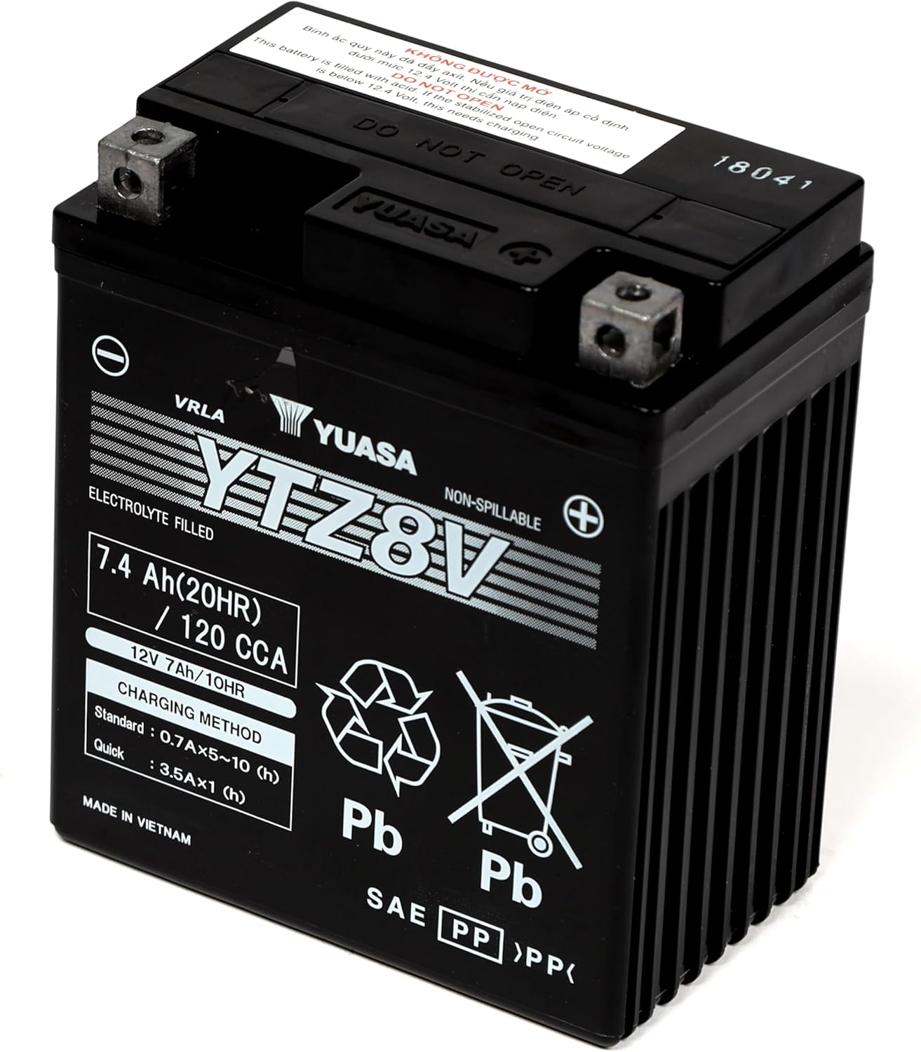 Detalle de Yuasa YTZ8V 12V 120 CCA Batería moto