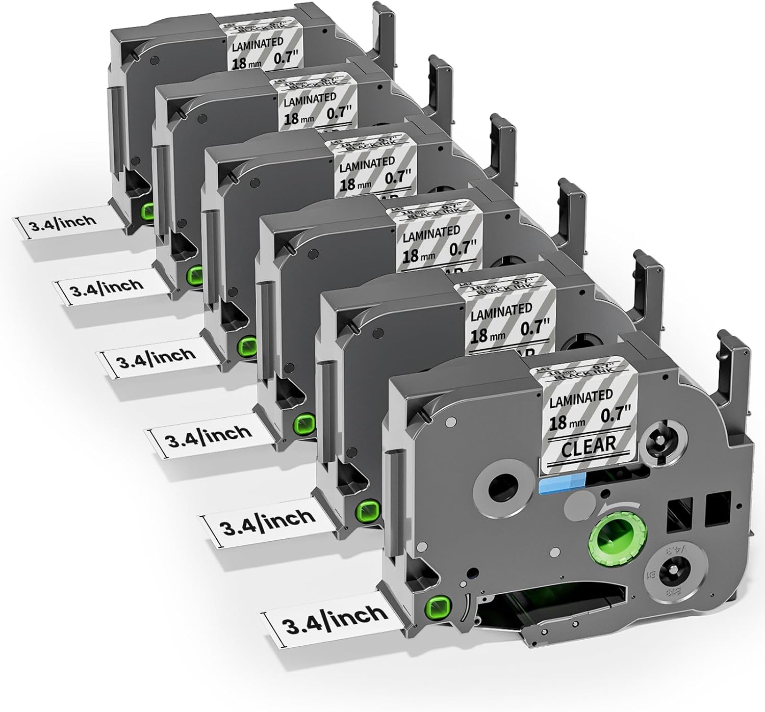 Detalle de Colorty Label Tape, 18 mm