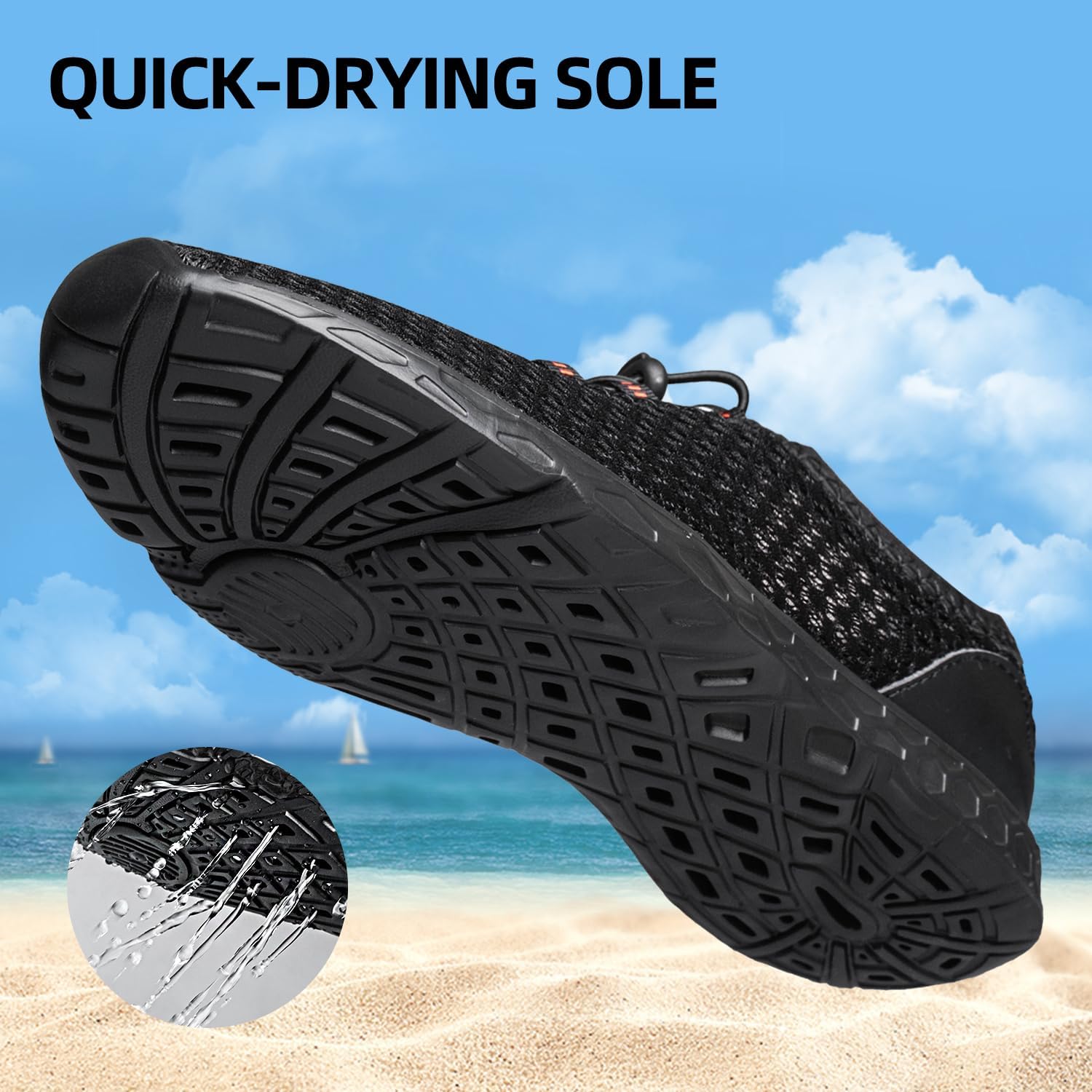 Thumbnail 3 de DOUSSPRT Men's Water Shoes Quick Drying Aqua Shoes