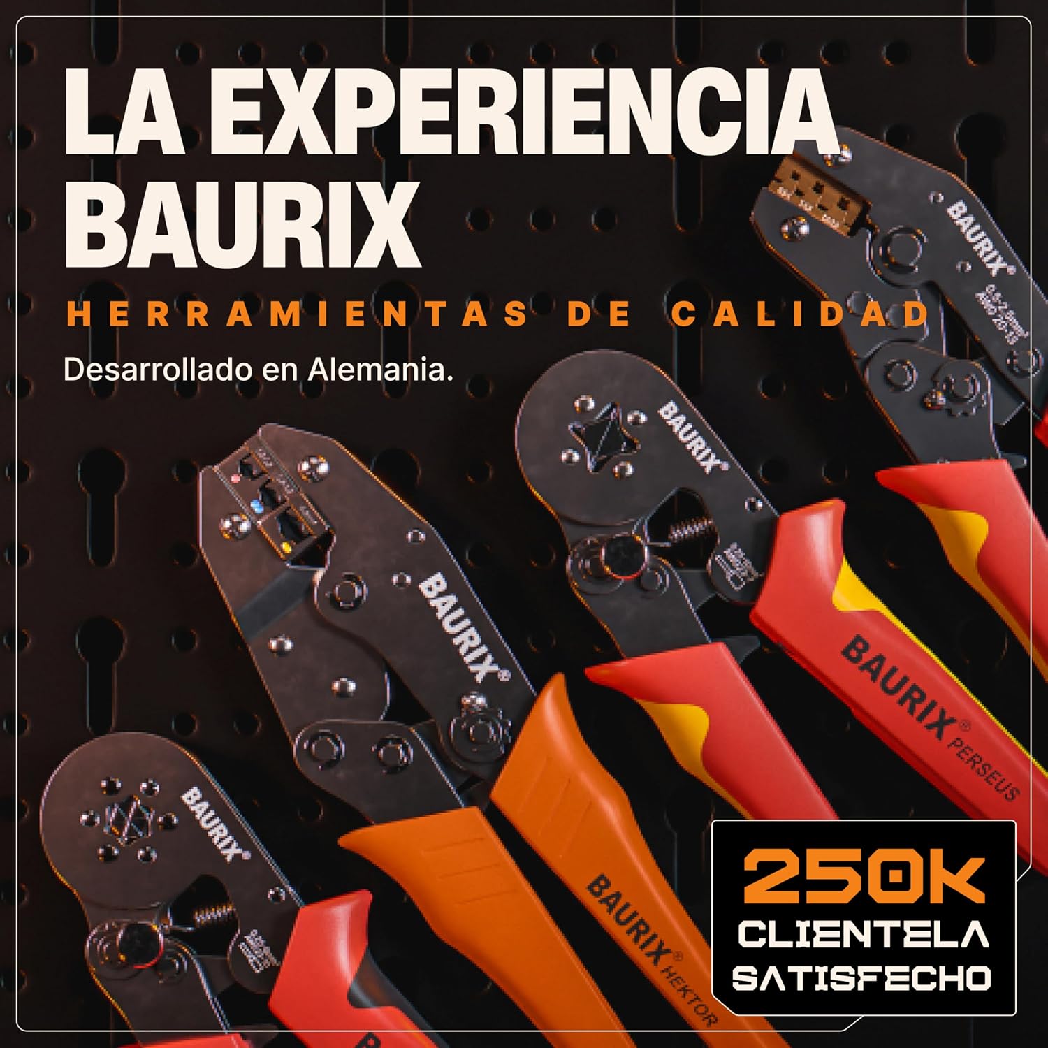 Thumbnail 6 de BAURIX Crimpadora Terminales Eléctricos hexagonal