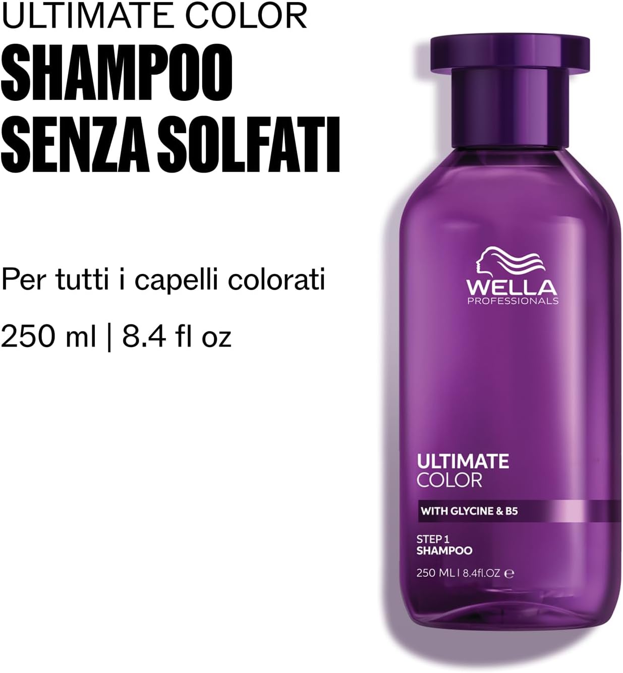Thumbnail 1 de Wella Professionals Ultimate Color Step 1 Shampoo delicato senza solfati per capelli colorati