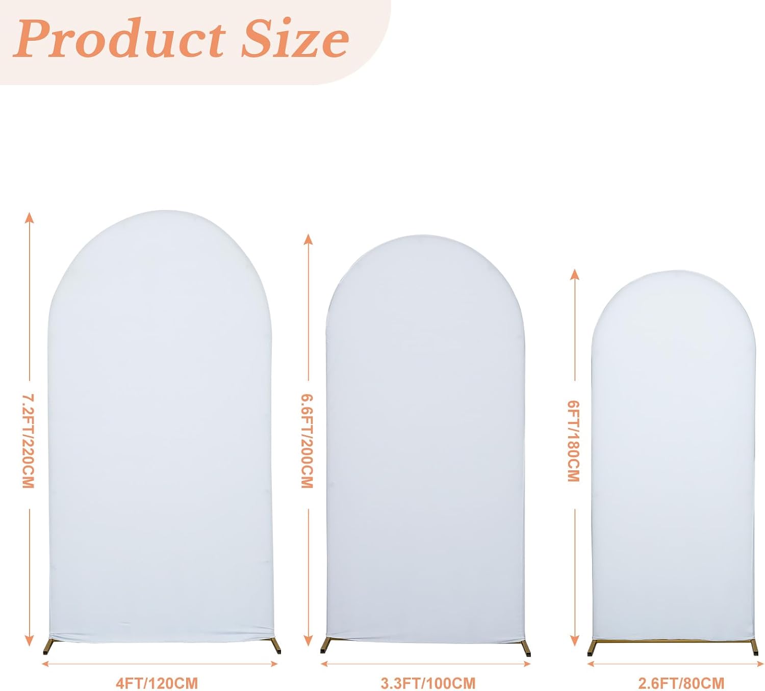 Detalle 2 de Eternal Beauty Arch Back Drop Cover 6.6 Ft 🎀