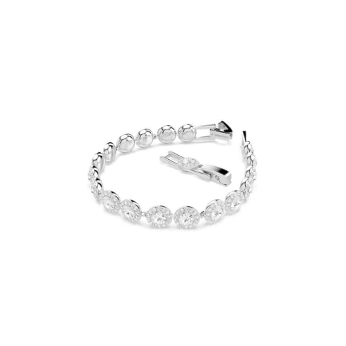 Detalle 2 de Swarovski Una Angelic Tennis Bracelet – Clear Crystals in Rhodium Finish