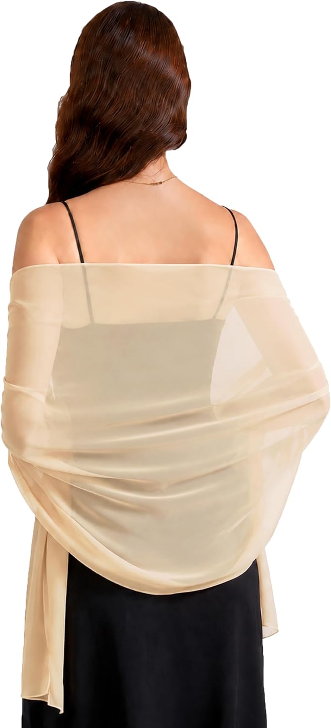 Detalle de Chiffon Shawl, 79-Inch Length