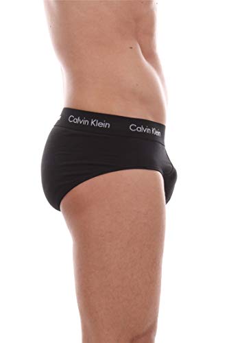 Detalle 1 de Calvin Klein Herren Hip Briefs, 3er-Pack, XL, Schwarz, Baumwollstretch