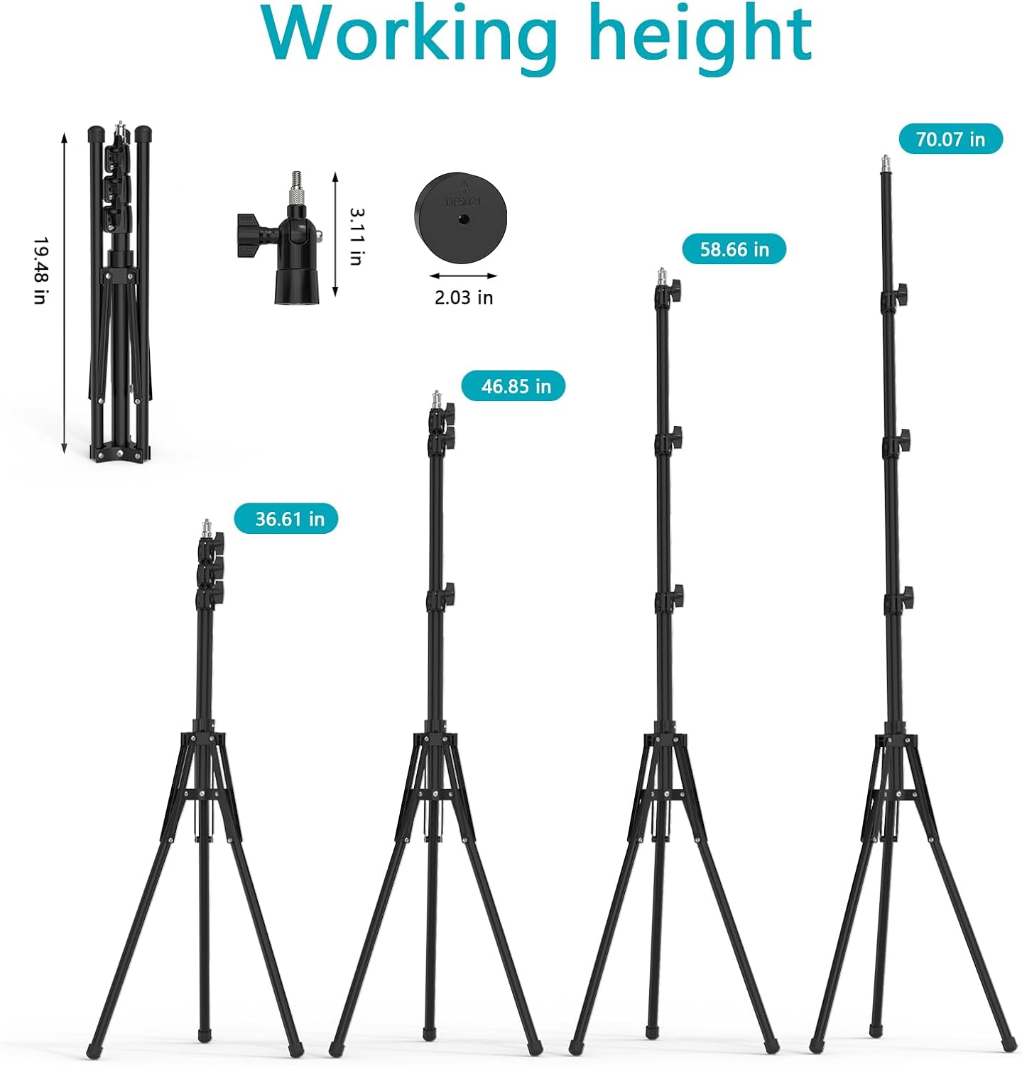 Thumbnail 4 de TIUIHU Starlink Mini Tripod Mount 65 inch