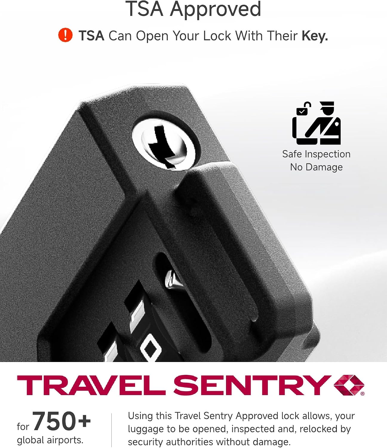 Thumbnail 4 de LUGGEX Suitcase Locks TSA-approved 4-pack 🔒