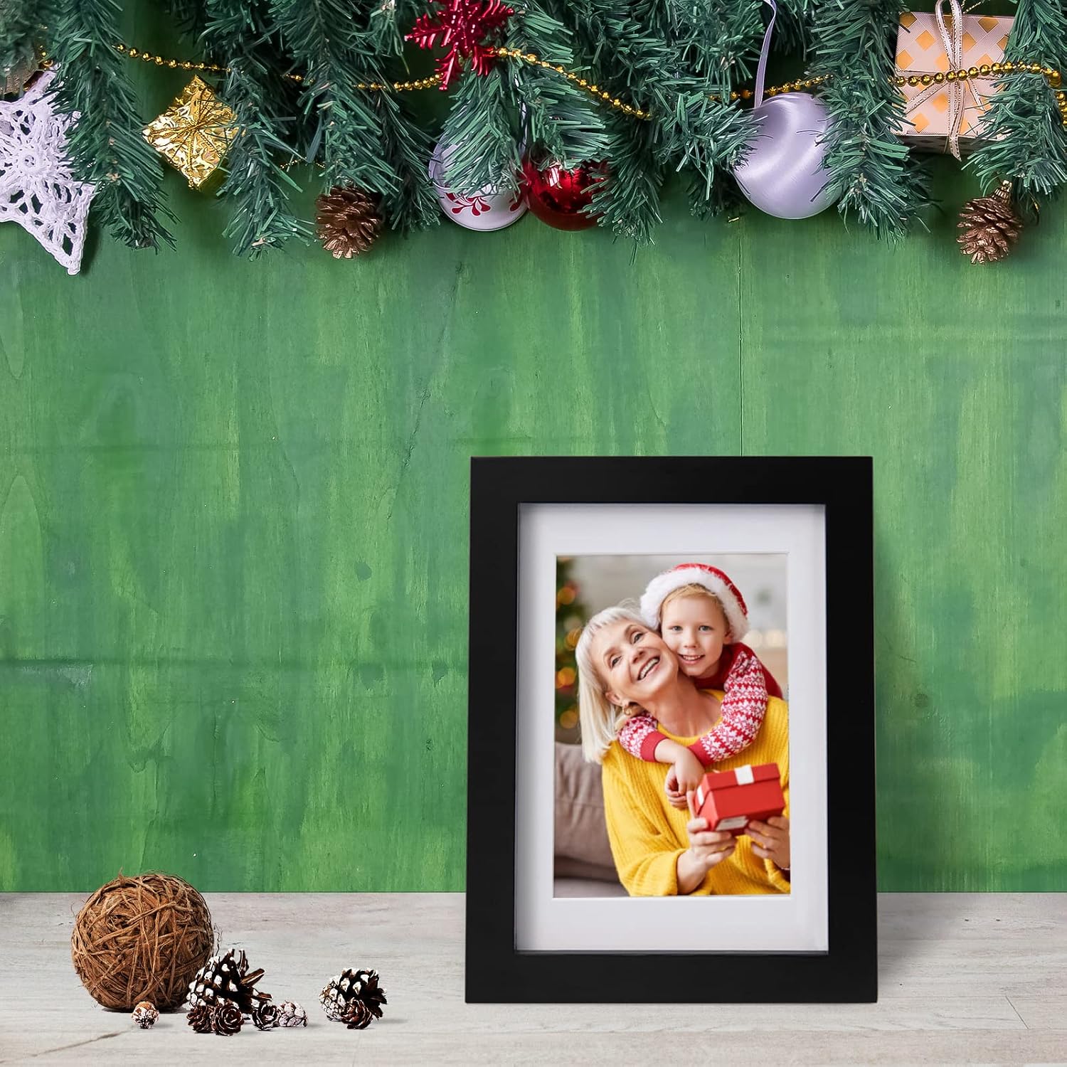 Detalle 2 de EGOFINE 7x5 picture frame, 4 pack solid wood