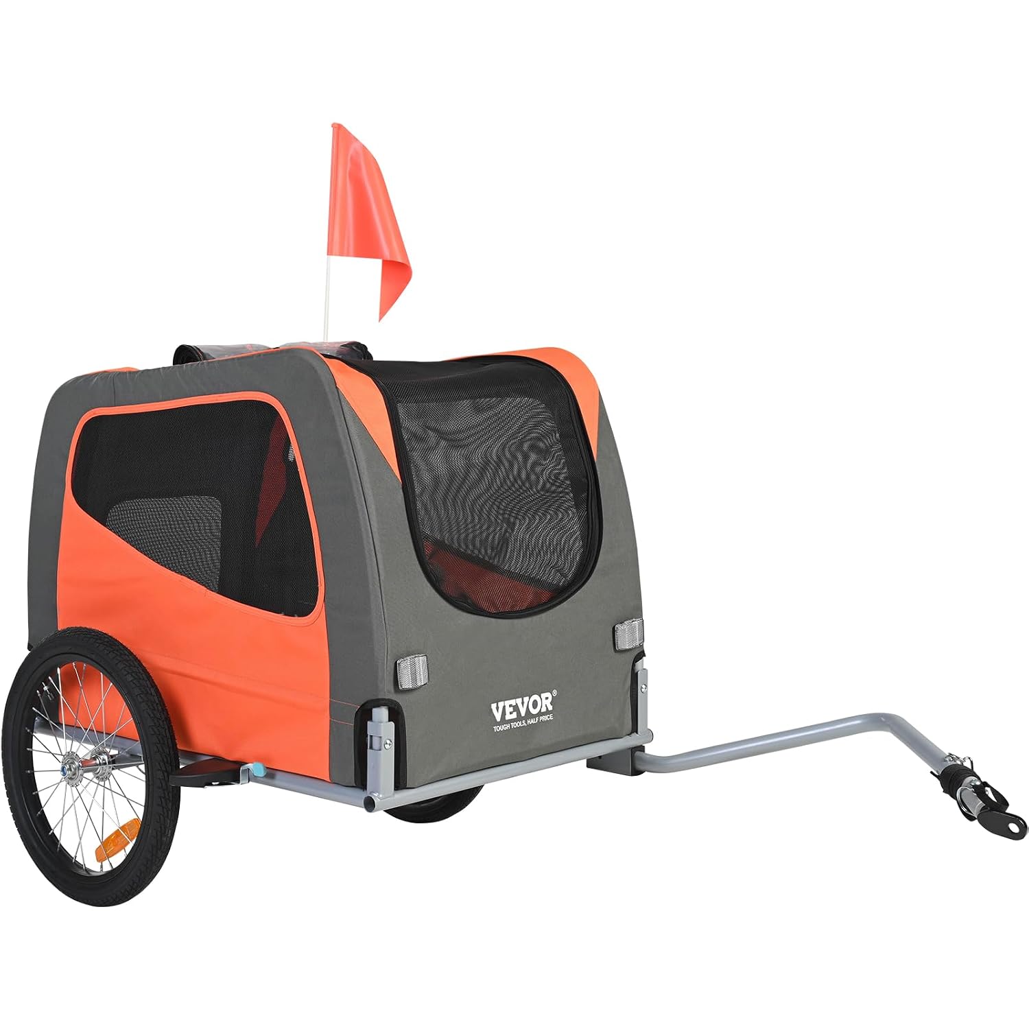 Detalle de VEVOR Rimorchio bici per cani 30 kg