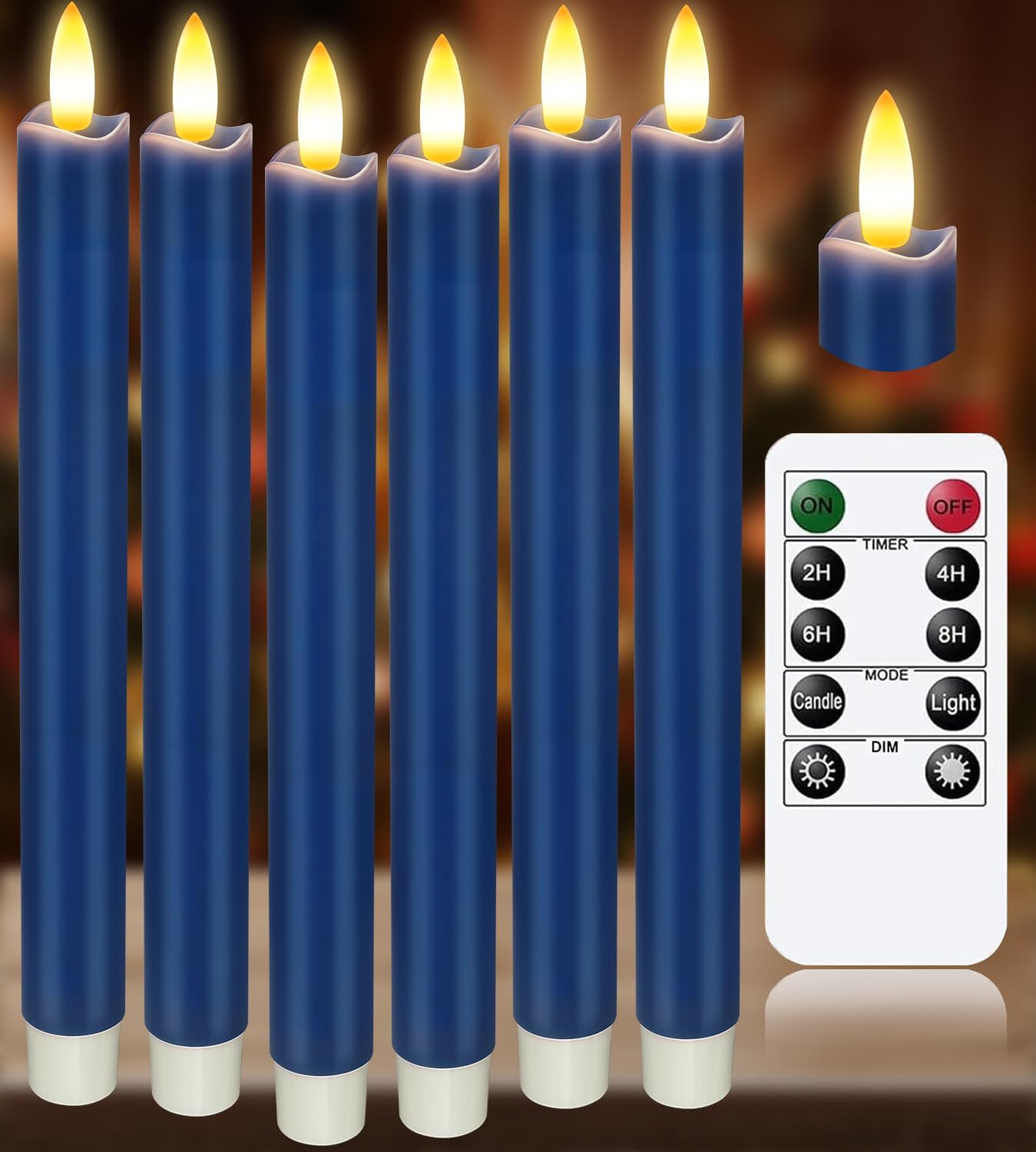 Thumbnail 5 de KSWING LED Taper Candles 9.6" ⚡
