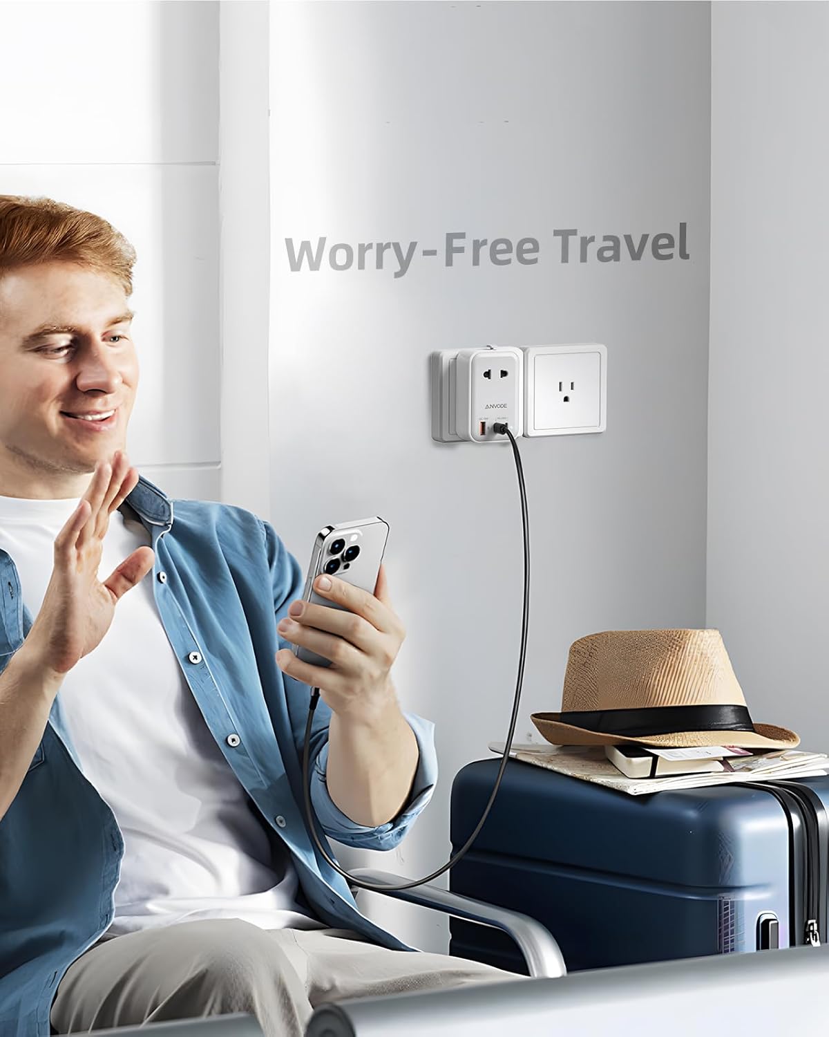 Thumbnail 6 de Reiseadapter Weltweites: 4-in-1 Steckdosenadapter mit USB-C PD 20W und USB-A