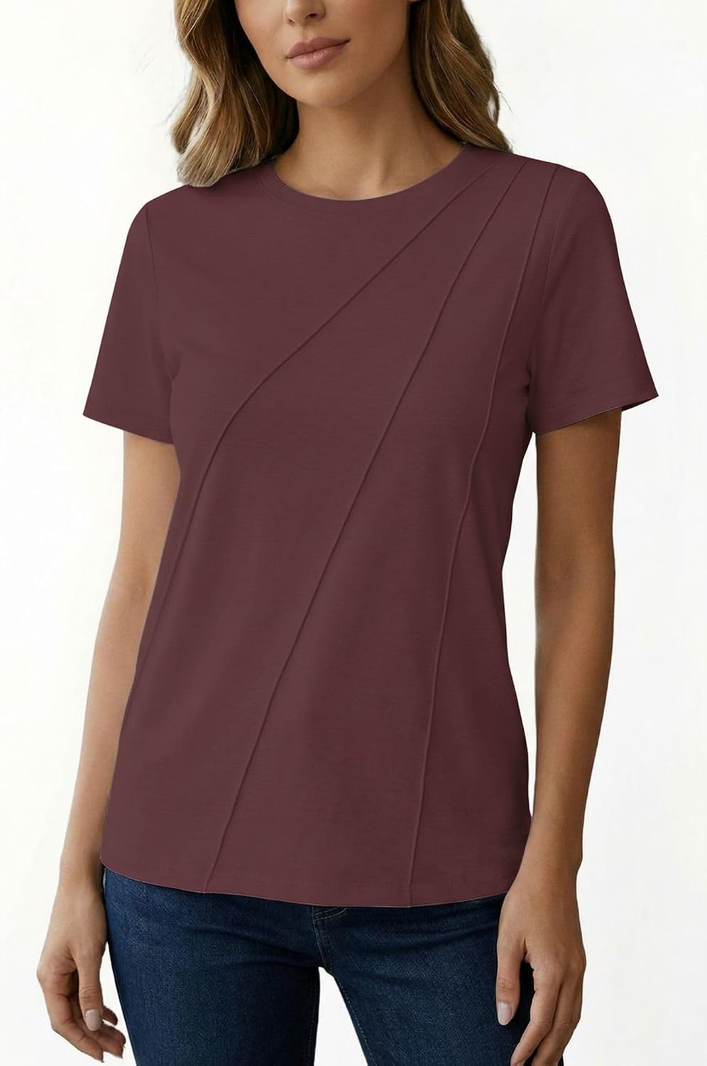 Thumbnail 1 de AirMood Women's Summer T-Shirt, Loose Fit, Crew Neck, Short Sleeves