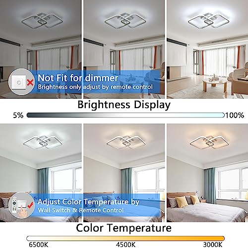 Detalle 2 de Osairous plafoniera LED da 50 W