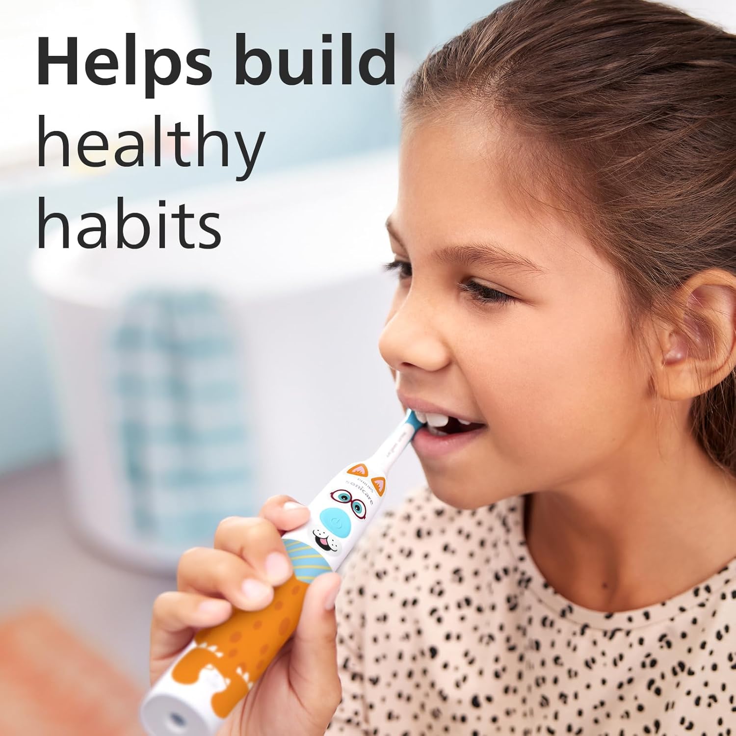 Detalle de Philips Sonicare for Kids Pet Edition: A playful, gentle clean for kids on the go