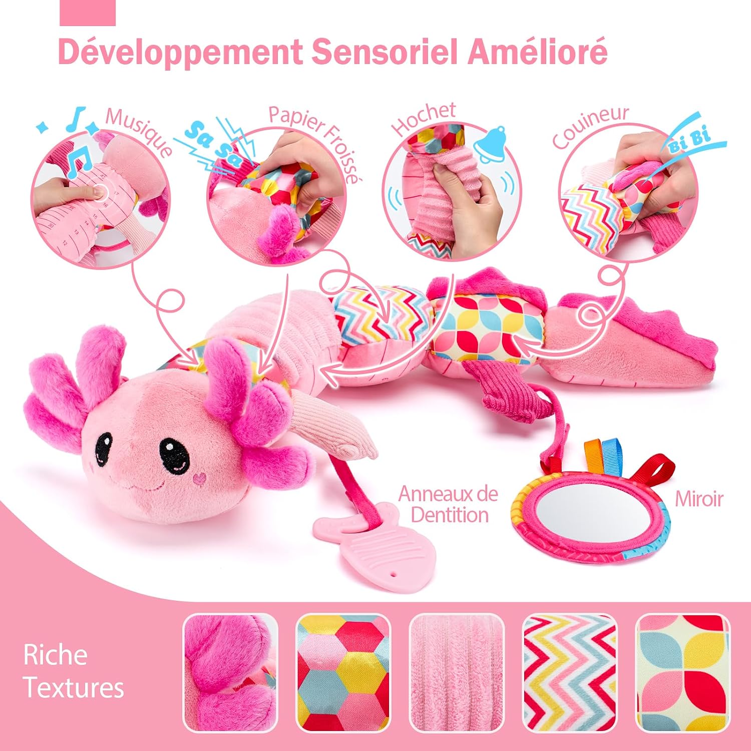 Detalle de hahaland Jouet en peluche 17 pouces