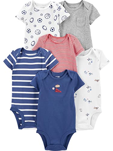 Detalle de Simple Joys by Carter's Body prematuro 6 unidades, manga corta 👶