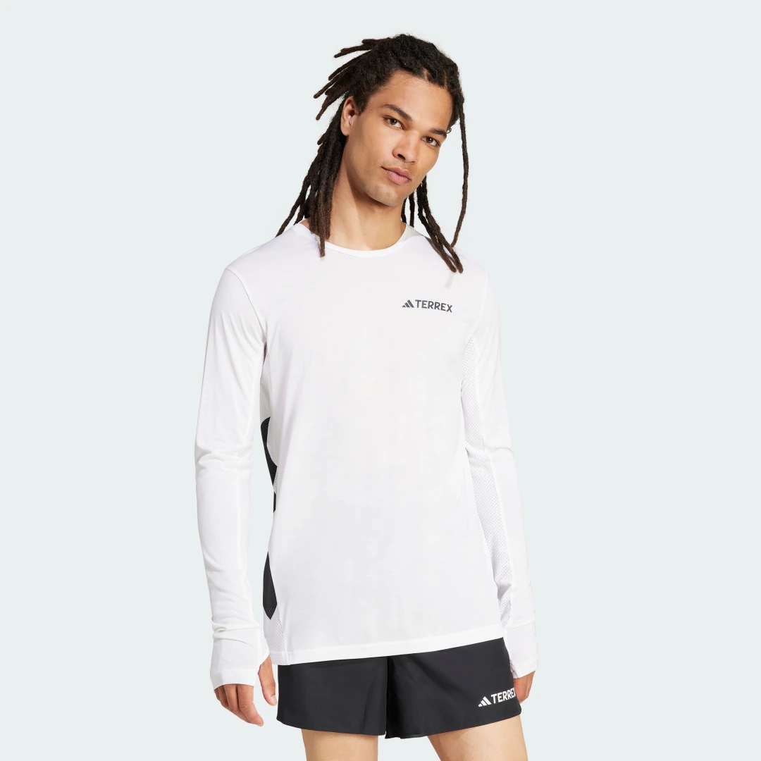 Detalle de Adidas Terrex Xperior Climacool+ Camiseta de manga larga (Blanco)